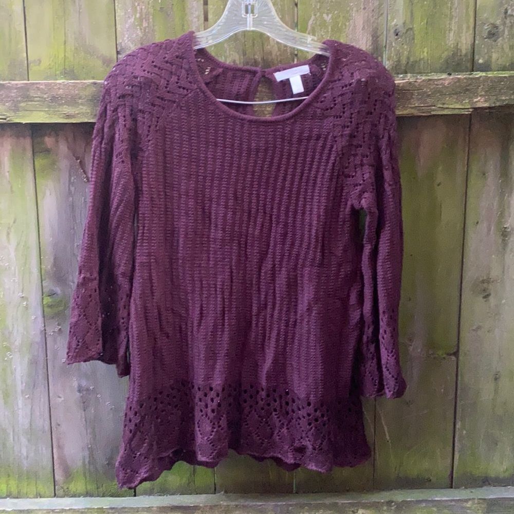 Lauren Conrad purple sweater sz. S